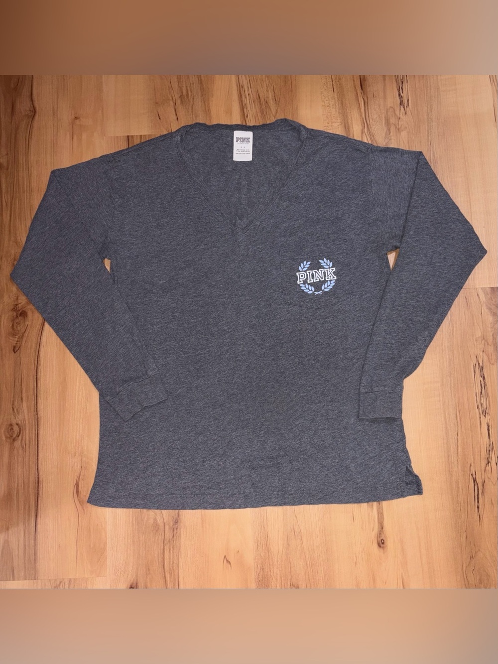Long-sleeve V-neck shirt from Victoria's Secret PINK